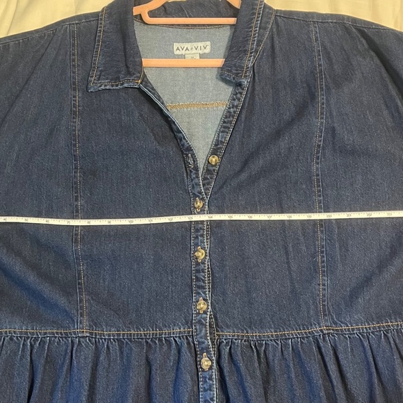 Ava & Viv Denim Dress - Picture 3 of 4